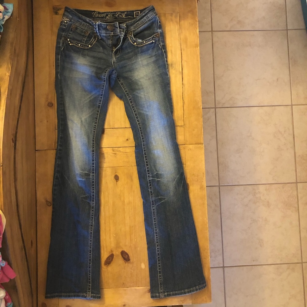 Grace in LA bling jeans